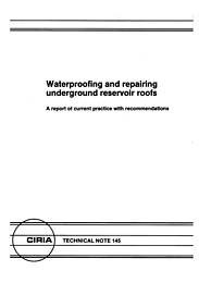 Waterproofing and repairing underground reservoir roofs