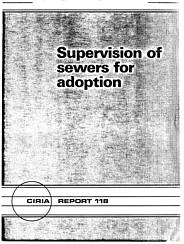 Supervision of sewers for adoption