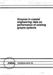 Groynes in coastal engineering: data on performance of existing groyne systems