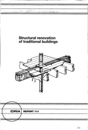 Structural renovation of traditional buildings (1994 reprint with amendments)