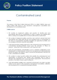 Contaminated land