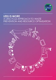 Less is more - a lifecycle approach to waste prevention and resource optimisation