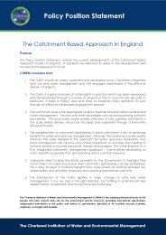 Catchment based approach in England