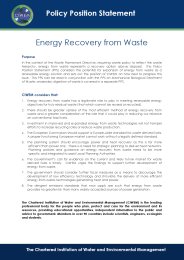 Energy recovery from waste