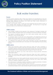 Bulk water transfers