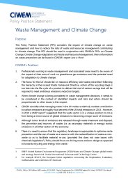 Waste management and climate change
