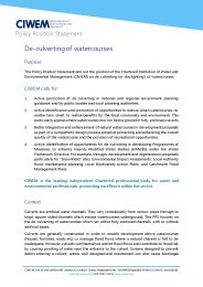 De-culverting of watercourses