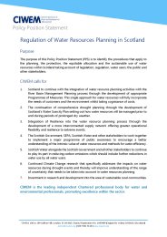 Regulation of water resources planning in Scotland