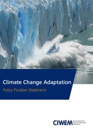 Climate change adaptation