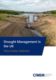 Drought management in the UK