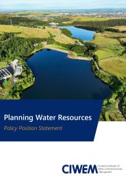 Planning water resources