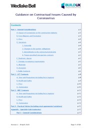 Guidance on contractual issues caused by Coronavirus