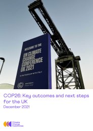 COP26: key outcomes and next steps for the UK