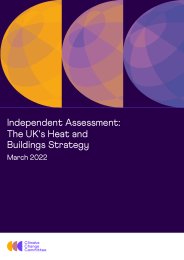 Independent assessment: the UK's heat and buildings strategy