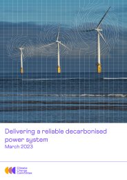 Delivering a reliable decarbonised power system