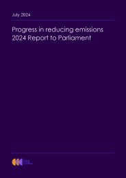 Progress in reducing emissions. 2024 report to Parliament