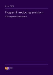 Progress in reducing emissions. 2025 report to Parliament