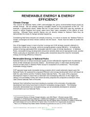 Renewable energy and energy efficiency