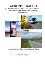 Tackling traffic - sustainable leisure transport in national parks