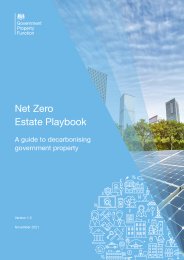 Net zero estate playbook. A guide to decarbonising government property