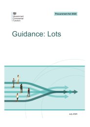 Procurement Act 2023. Guidance: lots