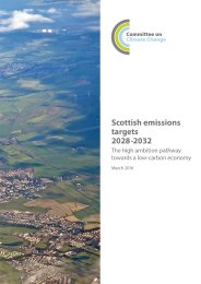 Scottish emissions targets 2028-2032 - the high ambition pathway towards a low-carbon economy