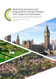 Reducing emissions and preparing for climate change: 2017 report to Parliament. Summary and recommendations