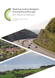 Meeting carbon budgets: closing the policy gap. 2017 report to Parliament