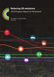 Reducing UK emissions. 2018 progress report to Parliament