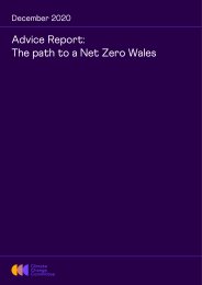 Path to net zero and reducing emissions in Wales