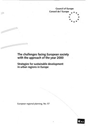 Strategies for sustainable development in urban regions in Europe