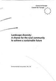 Landscape diversity: a chance for the rural community to achieve a sustainable future