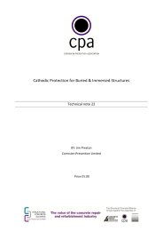 Cathodic protection for buried and immersed structures - The ...