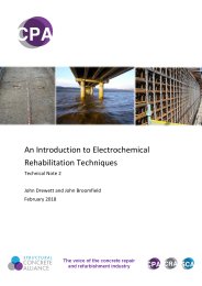 An introduction to electrochemical rehabilitation techniques