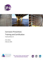 Corrosion prevention: training and certification