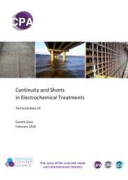 Continuity and shorts in electrochemical treatments