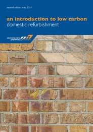 Introduction to low carbon domestic refurbishment