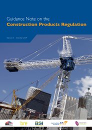 Guidance note on the Construction products regulation