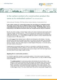 Is the carbon content of a construction product the same as its embodied carbon? An introduction