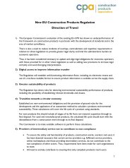 New EU-Construction Products Regulation. Direction of travel
