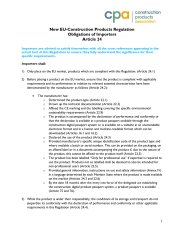 New EU-Construction Products Regulation. Obligations of Importers Article 24
