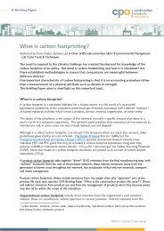 What is carbon footprinting?