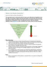 What is the waste hierarchy?