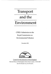 Transport and the environment
