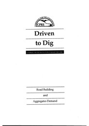 Driven to dig - road building and aggregates demand