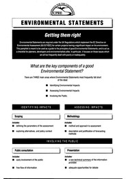 Environmental statements - getting them right