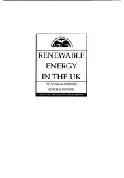 Renewable energy in the UK - financing options for the future