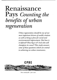 Renaissance pays - counting the benefits of urban regeneration