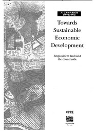 Towards sustainable economic development - employment land and the countryside