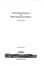 Parliamentary procedures for major infrastructure projects